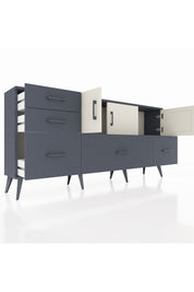 Arges Konsol 2 Raflı 5 Çekmeceli 3 Kapaklı 176x30x83 - S148M030V14A