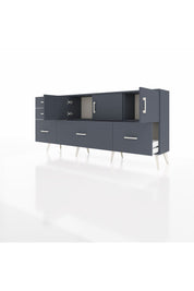 Arges Konsol 2 Raflı 5 Çekmeceli 3 Kapaklı 176x30x83 - S148M030V17A