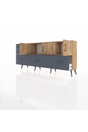 Arges Konsol 2 Raflı 5 Çekmeceli 3 Kapaklı 176x30x83 - S148M030V20A