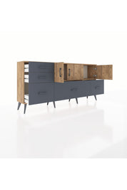 Arges Konsol 2 Raflı 5 Çekmeceli 3 Kapaklı 176x30x83 - S148M030V20A