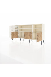 Arges Konsol 4 Raflı 3 Çekmeceli 3 Kapaklı 176x30x83 - S148M031V01A