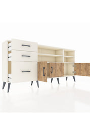 Arges Konsol 4 Raflı 3 Çekmeceli 3 Kapaklı 176x30x83 - S148M031V01A