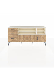 Arges Konsol 4 Raflı 3 Çekmeceli 3 Kapaklı 176x30x83 - S148M031V03A