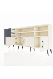 Arges Konsol 4 Raflı 3 Çekmeceli 3 Kapaklı 176x30x83 - S148M031V05A