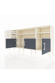 Arges Konsol 4 Raflı 3 Çekmeceli 3 Kapaklı 176x30x83 - S148M031V07A