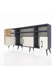Arges Konsol 4 Raflı 3 Çekmeceli 3 Kapaklı 176x30x83 - S148M031V15A