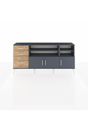 Arges Konsol 4 Raflı 3 Çekmeceli 3 Kapaklı 176x30x83 - S148M031V18A