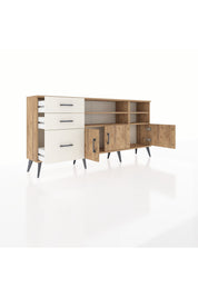 Arges Konsol 4 Raflı 3 Çekmeceli 3 Kapaklı 176x30x83 - S148M031V19A