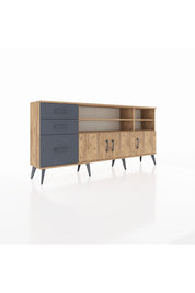 Arges Konsol 4 Raflı 3 Çekmeceli 3 Kapaklı 176x30x83 - S148M031V20A