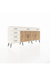 Arges Konsol 2 Raflı 6 Çekmeceli 3 Kapaklı 176x30x83 - S148M032V01A