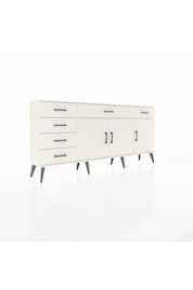 Arges Konsol 2 Raflı 6 Çekmeceli 3 Kapaklı 176x30x83 - S148M032V04A