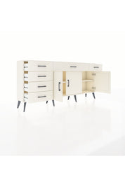 Arges Konsol 2 Raflı 6 Çekmeceli 3 Kapaklı 176x30x83 - S148M032V04A