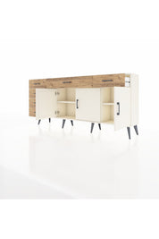 Arges Konsol 2 Raflı 6 Çekmeceli 3 Kapaklı 176x30x83 - S148M032V06A