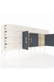 Arges Konsol 2 Raflı 6 Çekmeceli 3 Kapaklı 176x30x83 - S148M032V07A