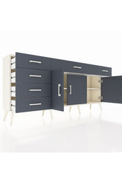 Arges Konsol 2 Raflı 6 Çekmeceli 3 Kapaklı 176x30x83 - S148M032V08A