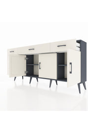 Arges Konsol 2 Raflı 6 Çekmeceli 3 Kapaklı 176x30x83 - S148M032V13A