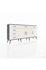 Arges Konsol 2 Raflı 6 Çekmeceli 3 Kapaklı 176x30x83 - S148M032V13A