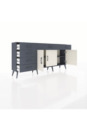 Arges Konsol 2 Raflı 6 Çekmeceli 3 Kapaklı 176x30x83 - S148M032V14A