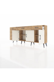 Arges Konsol 2 Raflı 6 Çekmeceli 3 Kapaklı 176x30x83 - S148M032V24A