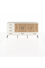 Arges Konsol 4 Raflı 6 Çekmeceli 3 Kapaklı 176x30x83 - S148M033V01A