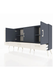 Arges Konsol 4 Raflı 6 Çekmeceli 3 Kapaklı 176x30x83 - S148M033V16A