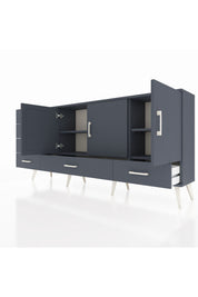 Arges Konsol 4 Raflı 6 Çekmeceli 3 Kapaklı 176x30x83 - S148M033V17A