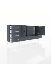 Arges Konsol 4 Raflı 6 Çekmeceli 3 Kapaklı 176x30x83 - S148M033V17A