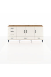 Arges Konsol 4 Raflı 6 Çekmeceli 3 Kapaklı 176x30x83 - S148M033V22A