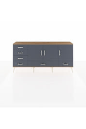 Arges Konsol 4 Raflı 6 Çekmeceli 3 Kapaklı 176x30x83 - S148M033V26A