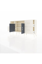 Arges Konsol 3 Raflı 4 Çekmeceli 2 Kapaklı 176x30x83 - S148M034V07A