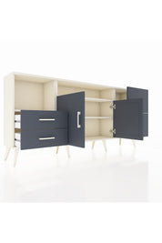 Arges Konsol 3 Raflı 4 Çekmeceli 2 Kapaklı 176x30x83 - S148M034V08A