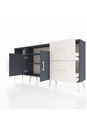 Arges Konsol 3 Raflı 4 Çekmeceli 2 Kapaklı 176x30x83 - S148M034V16A