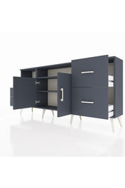 Arges Konsol 3 Raflı 4 Çekmeceli 2 Kapaklı 176x30x83 - S148M034V17A