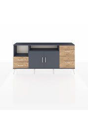Arges Konsol 3 Raflı 4 Çekmeceli 2 Kapaklı 176x30x83 - S148M034V18A