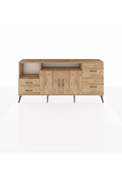 Arges Konsol 3 Raflı 4 Çekmeceli 2 Kapaklı 176x30x83 - S148M034V21A