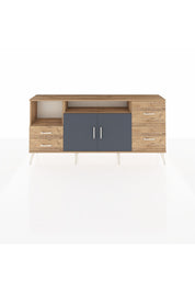 Arges Konsol 3 Raflı 4 Çekmeceli 2 Kapaklı 176x30x83 - S148M034V27A