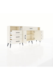 Arges Konsol 4 Raflı 7 Çekmeceli 2 Kapaklı 176x30x83 - S148M036V04A