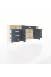 Arges Konsol 4 Raflı 7 Çekmeceli 2 Kapaklı 176x30x83 - S148M036V08A