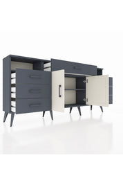 Arges Konsol 4 Raflı 7 Çekmeceli 2 Kapaklı 176x30x83 - S148M036V14A