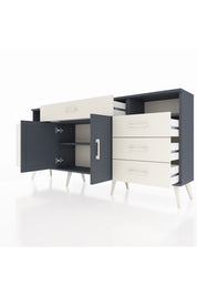 Arges Konsol 4 Raflı 7 Çekmeceli 2 Kapaklı 176x30x83 - S148M036V16A