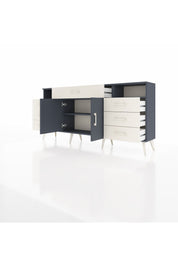Arges Konsol 4 Raflı 7 Çekmeceli 2 Kapaklı 176x30x83 - S148M036V16A