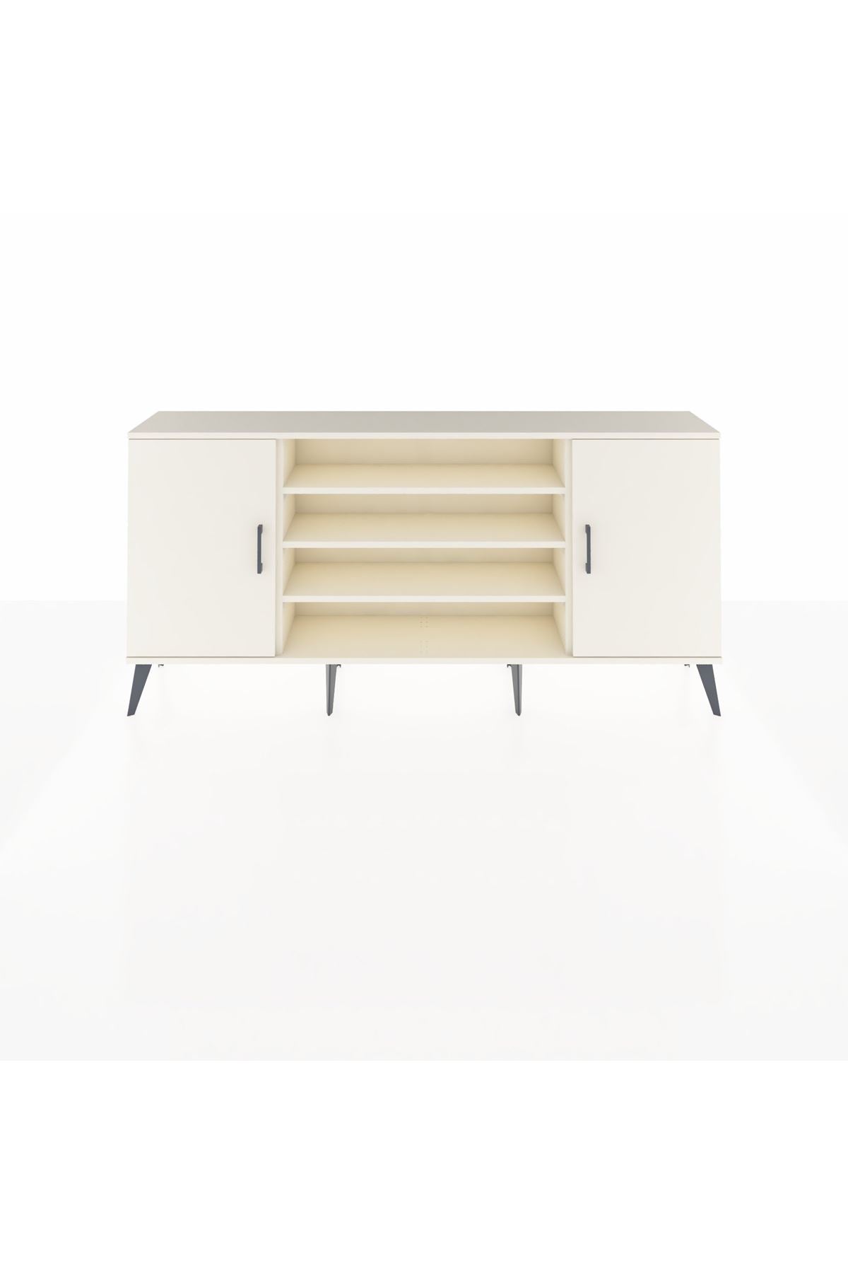 Arges Konsol 5 Raflı 2 Kapaklı 176x30x83 - S148M037V04A