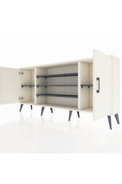 Arges Konsol 5 Raflı 2 Kapaklı 176x30x83 - S148M037V05A