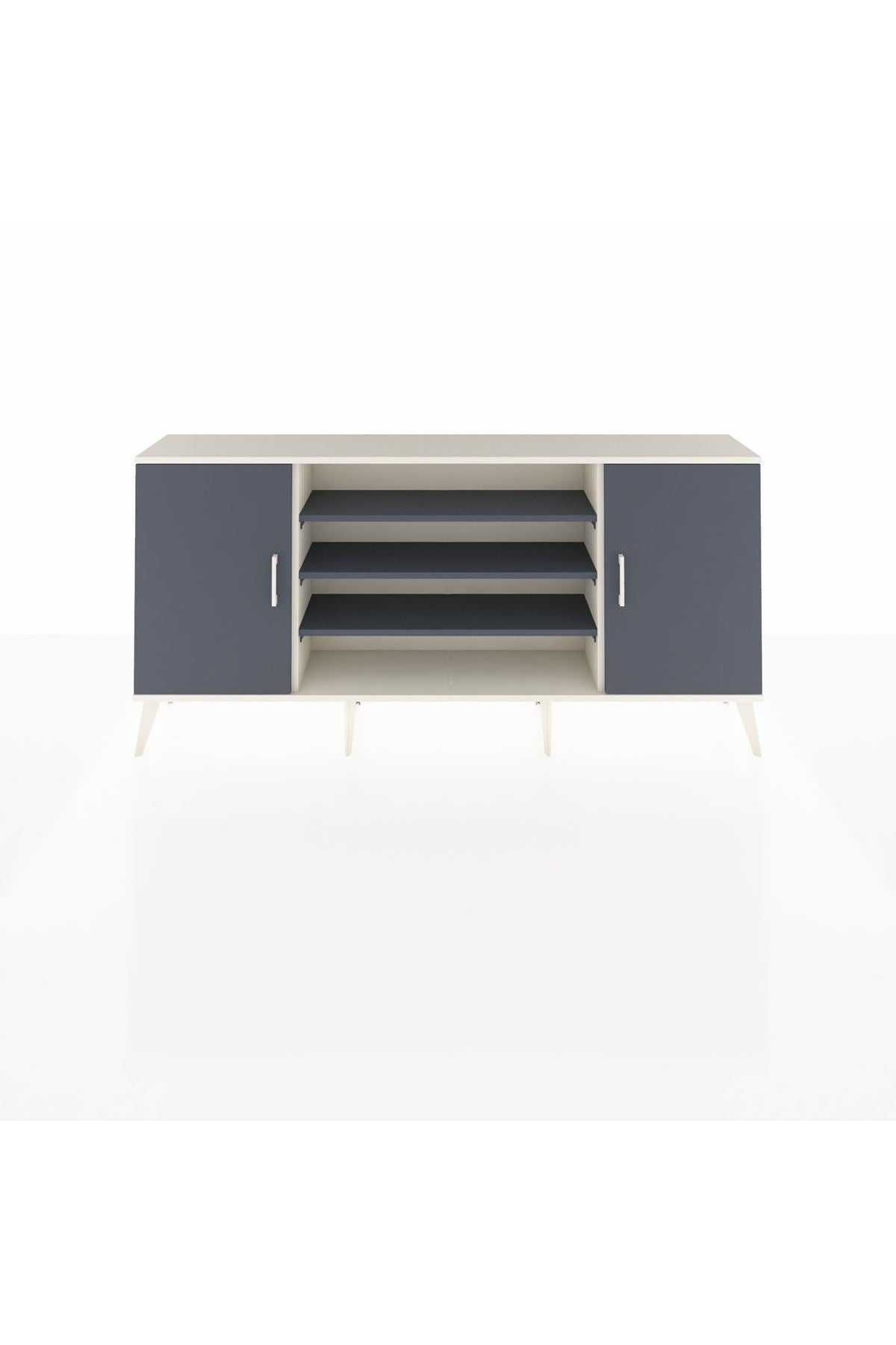 Arges Konsol 5 Raflı 2 Kapaklı 176x30x83 - S148M037V08A