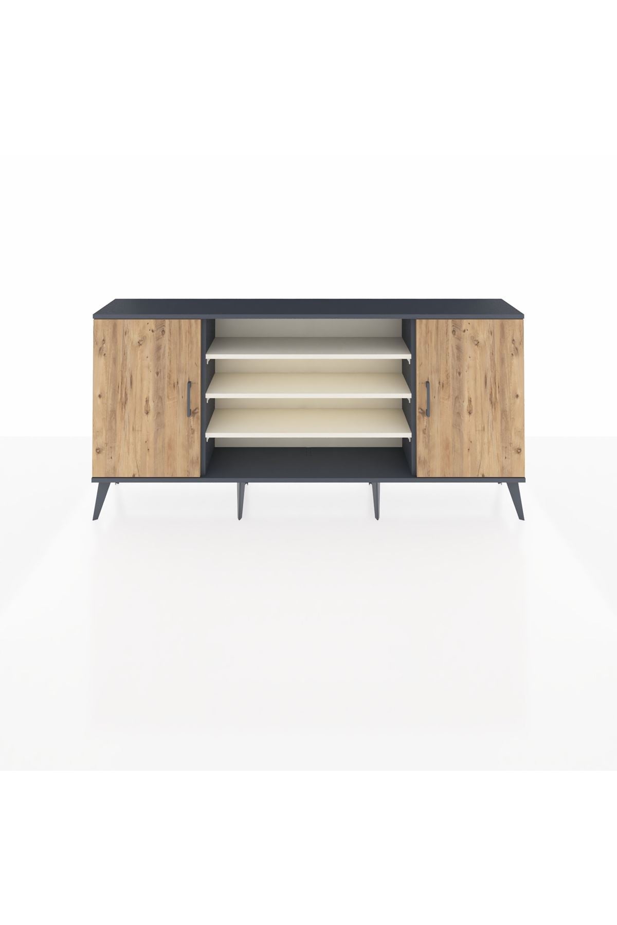 Arges Konsol 5 Raflı 2 Kapaklı 176x30x83 - S148M037V10A