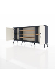 Arges Konsol 5 Raflı 2 Kapaklı 176x30x83 - S148M037V15A