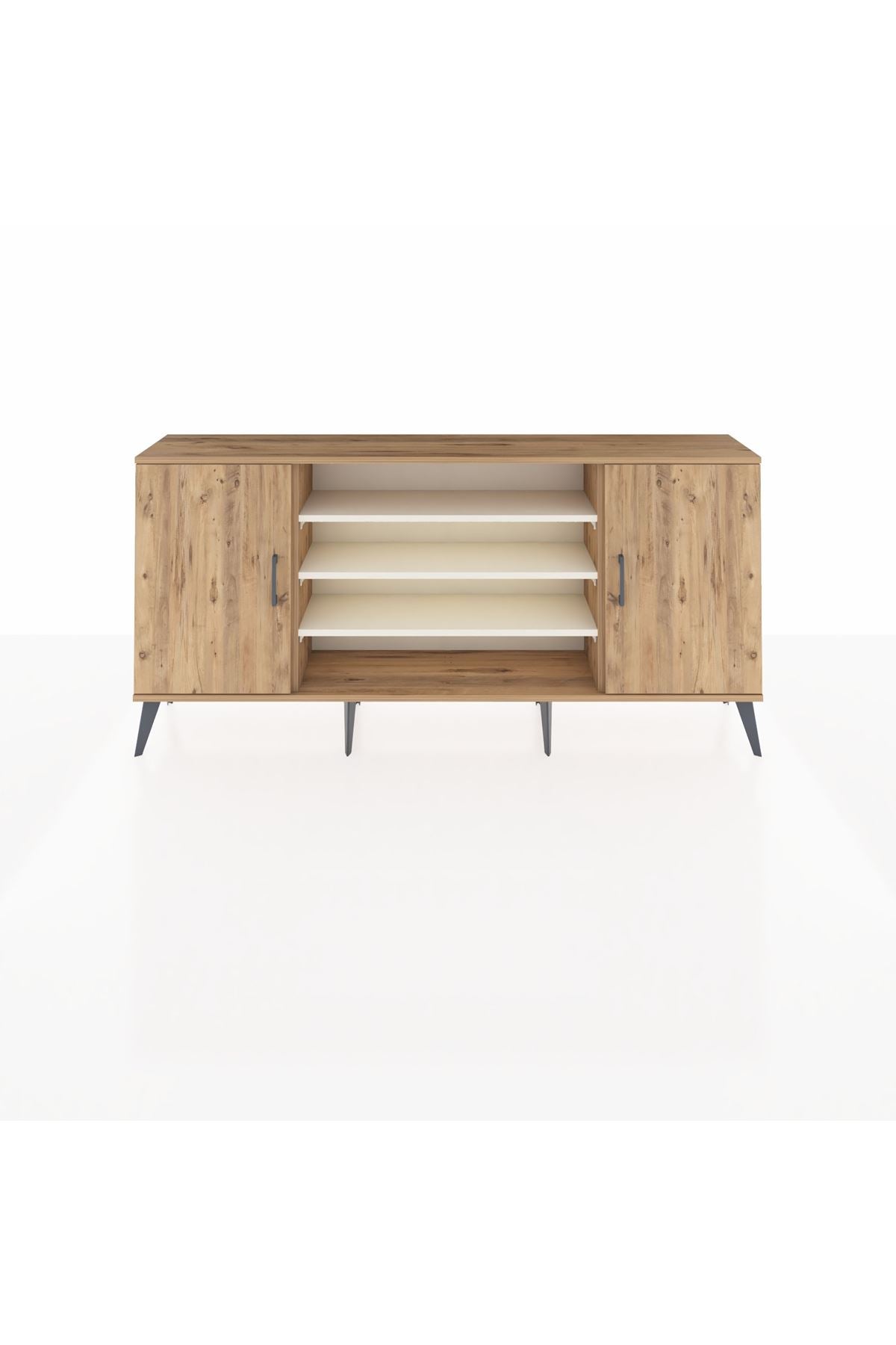 Arges Konsol 5 Raflı 2 Kapaklı 176x30x83 - S148M037V19A