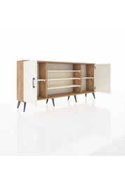 Arges Konsol 5 Raflı 2 Kapaklı 176x30x83 - S148M037V22A