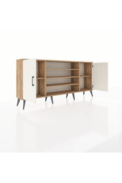Arges Konsol 5 Raflı 2 Kapaklı 176x30x83 - S148M037V24A