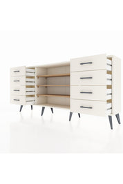 Arges Konsol 3 Raflı 8 Çekmeceli 176x30x83 - S148M038V01A